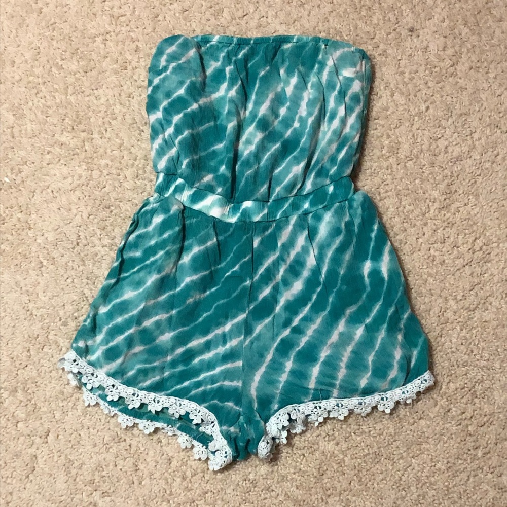 Strapless Romper